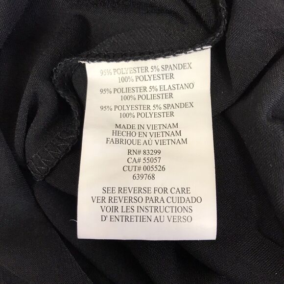 Onyx Nite By Wendye Chaitin Dress Womens 8 Maxi Black - Picture 6 of 7